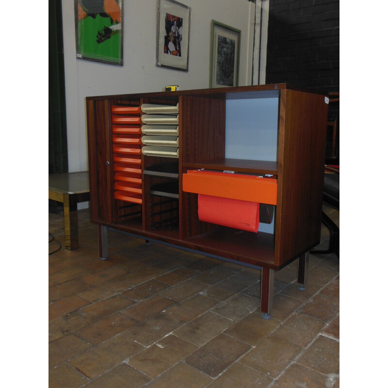 Scandinavian sideboard in rosewood, Marius BYRIALSEN - 1960s