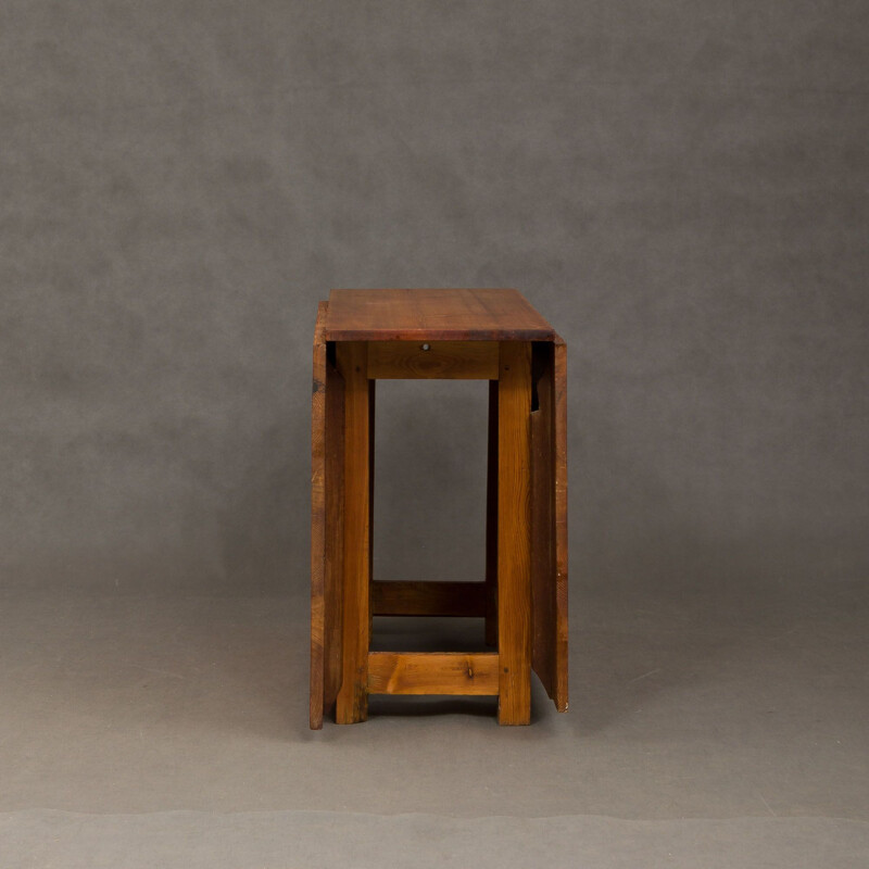 Vintage solid pine table, 1930s