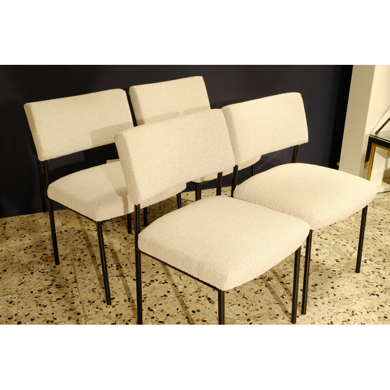 Set van 4 vintage stoelen van J.A. Motte voor Steiner, 1960