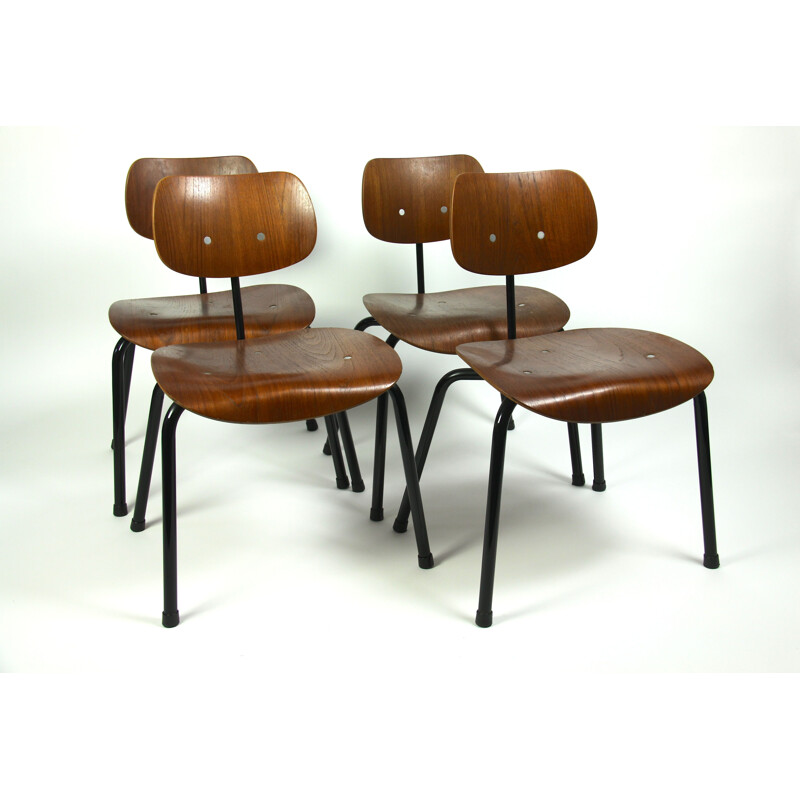 Set of 4 vintage chairs SE68 by Egon Eiermann, 1950s 