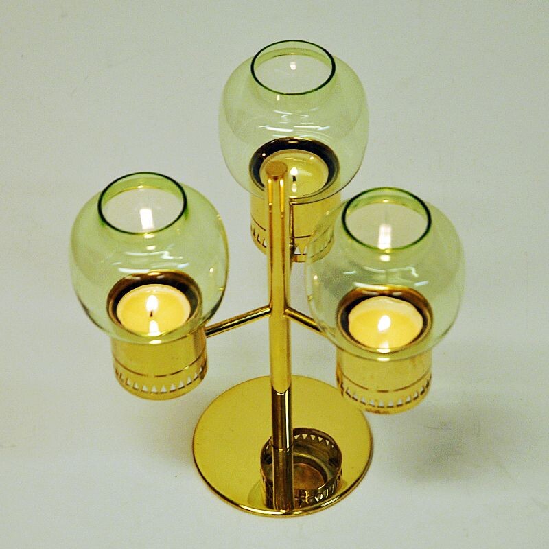 Vintage candle holder L67 by Hans-Agne Jacobsson, Sweden, 1950s