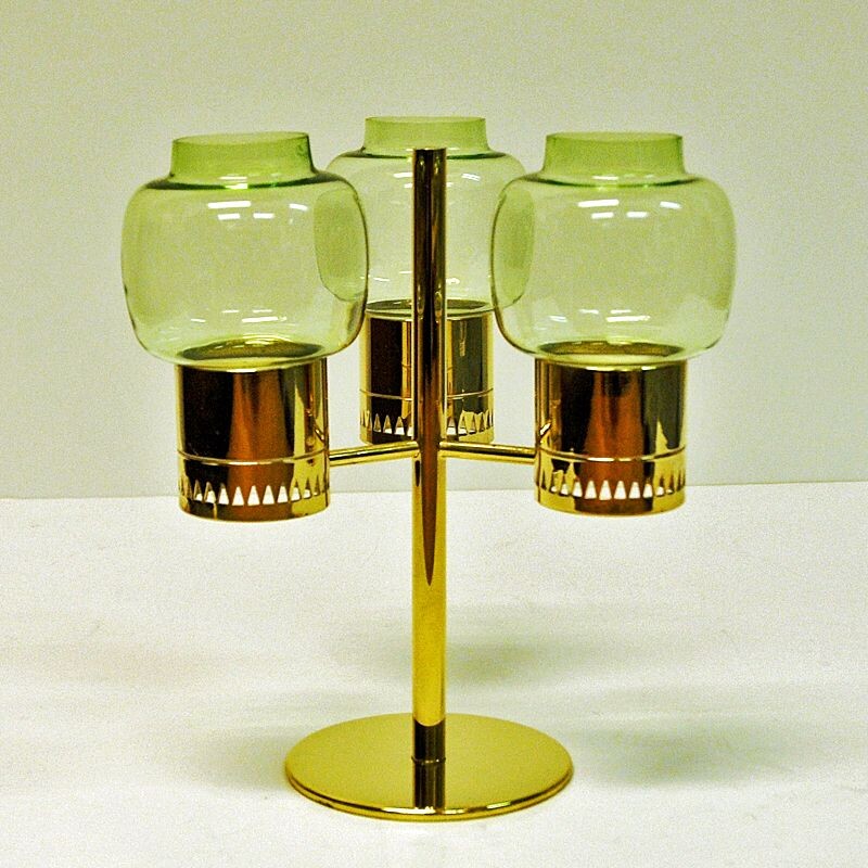 Vintage candle holder L67 by Hans-Agne Jacobsson, Sweden, 1950s