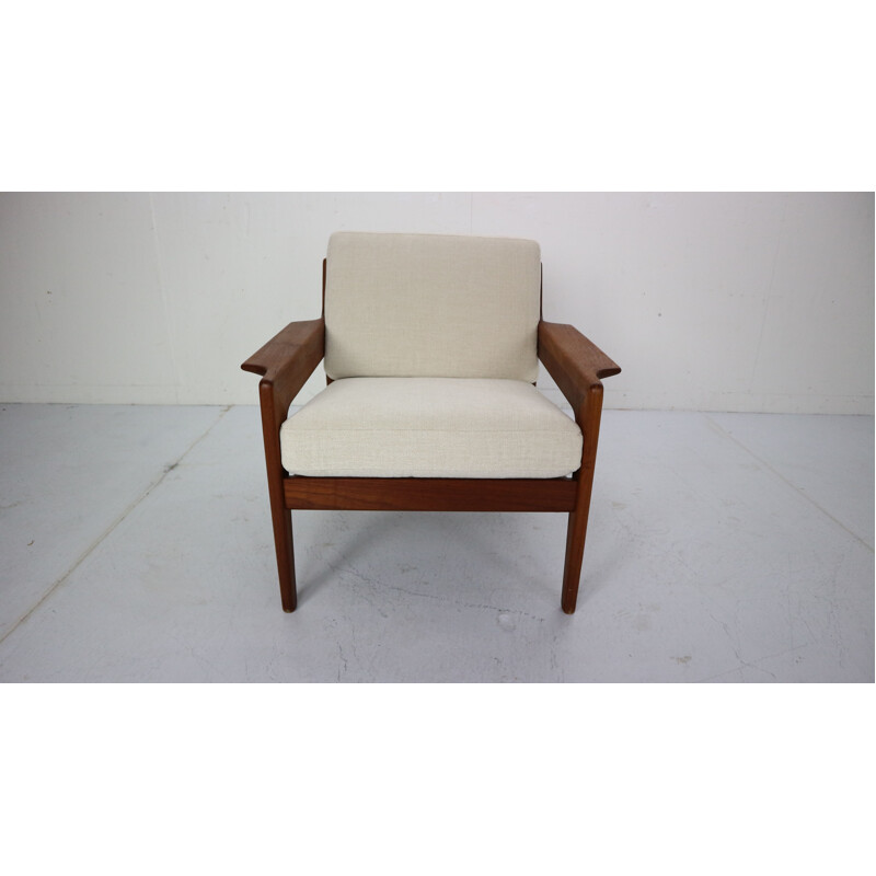 Vintage teak armchair by Arne Wahl Iversen for Komfort, Denmark, 1960s