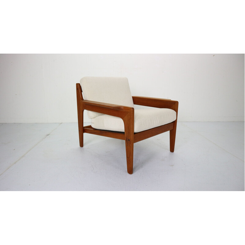 Vintage teak armchair by Arne Wahl Iversen for Komfort, Denmark, 1960s