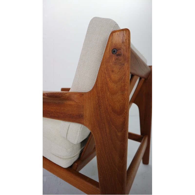 Vintage teak armchair by Arne Wahl Iversen for Komfort, Denmark, 1960s