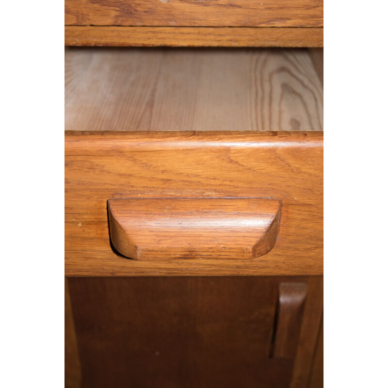 Vintage oak chest of drawers, 1940s