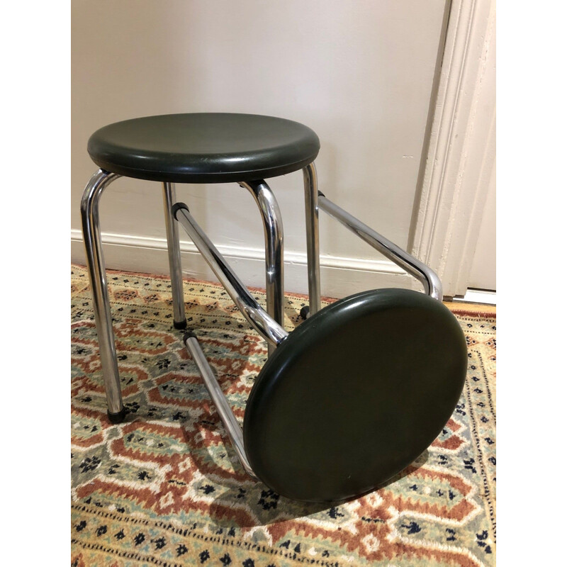 Pair of 2 vintage stools in Bakelite, 1930s