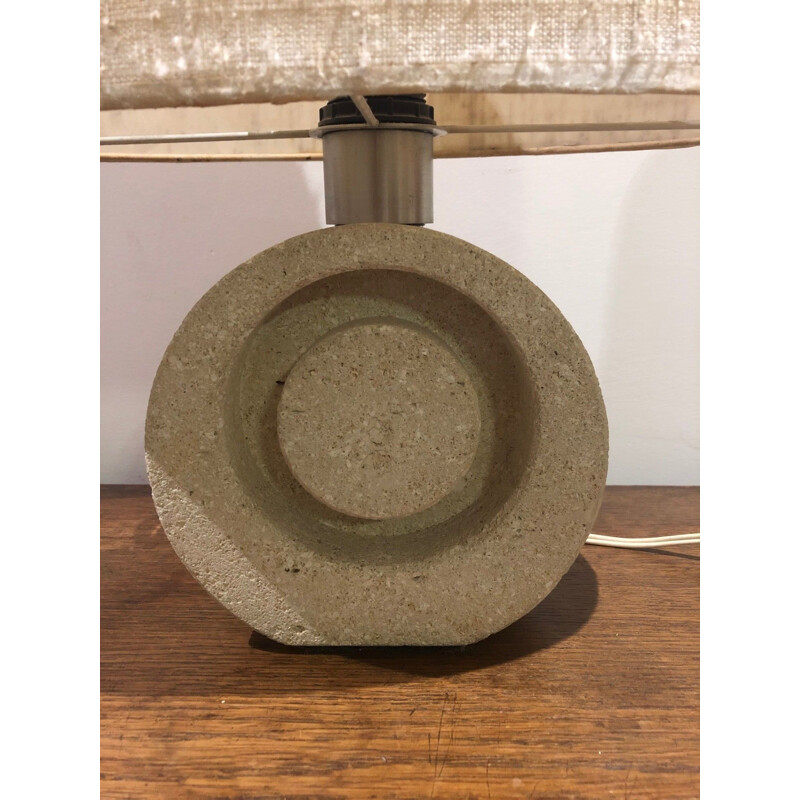 Vintage stone lamp by Albert tormos 1970