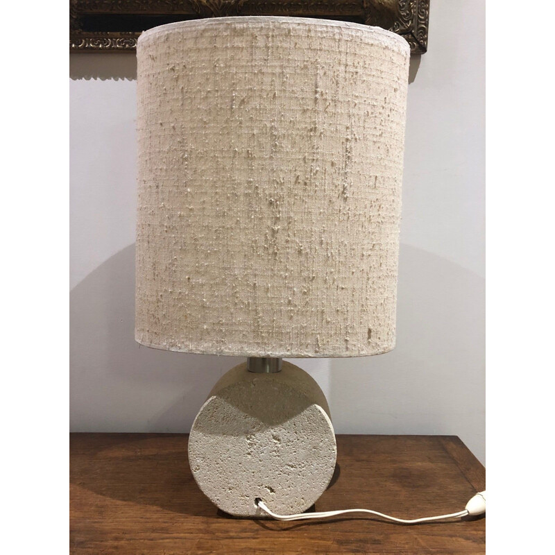 Vintage stone lamp by Albert tormos 1970