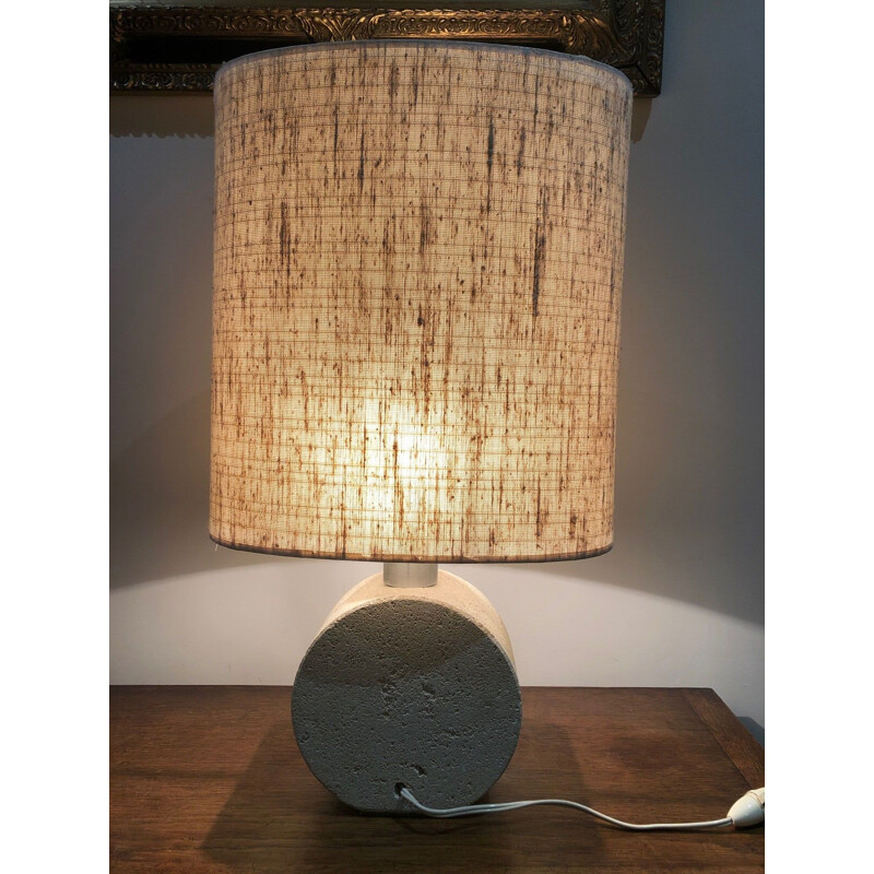 Vintage stone lamp by Albert tormos 1970