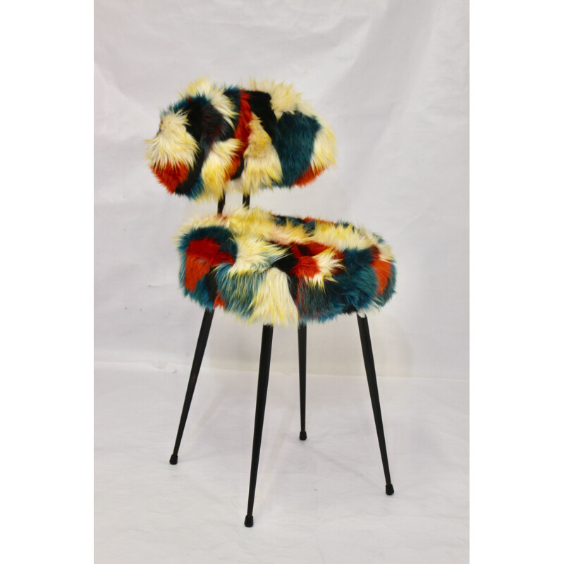 Vintage Pelfran chair with patterns, 1970s