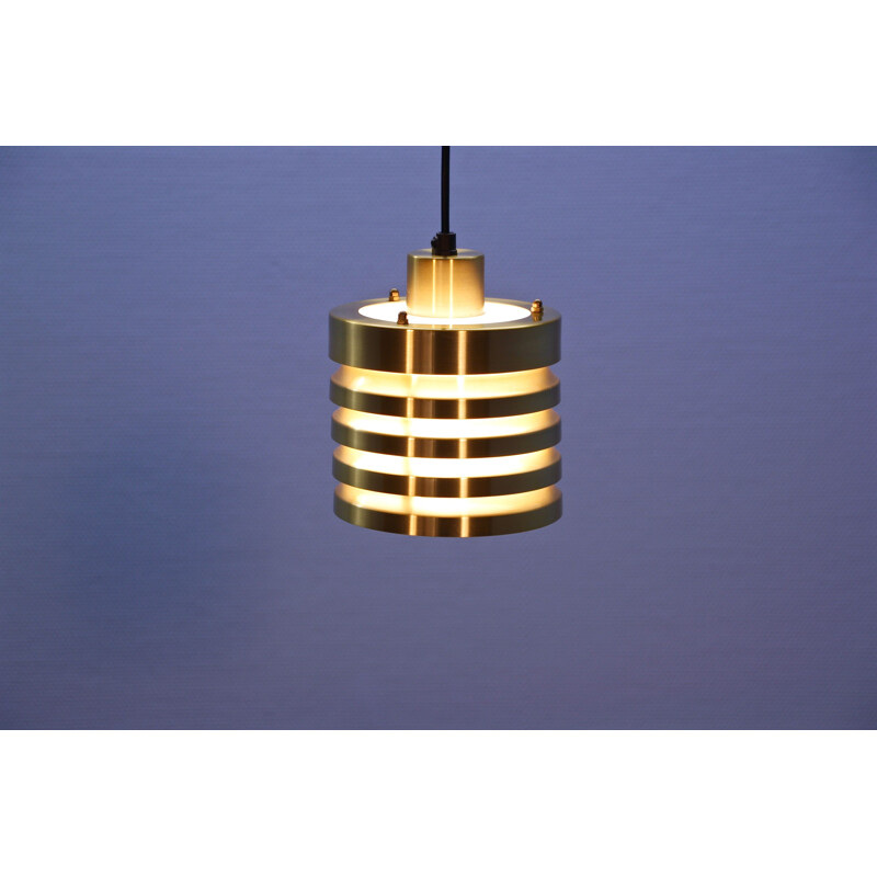 Vintage pendant lamp in brass, 1970s
