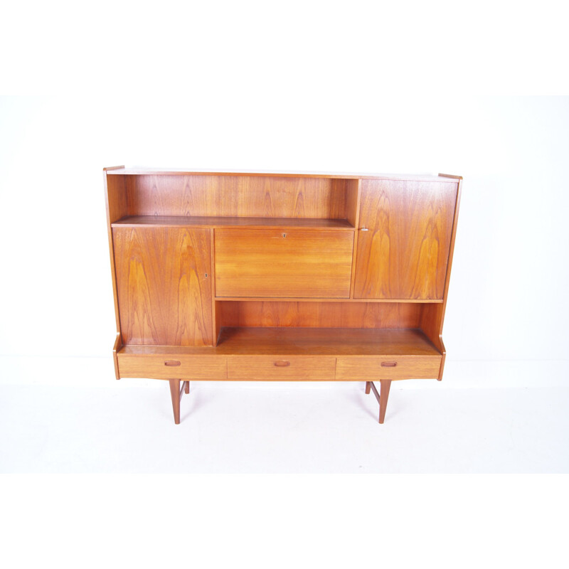 Vintage teak cabinet from Lefèvre Omer Meubelfabriek, 1960s