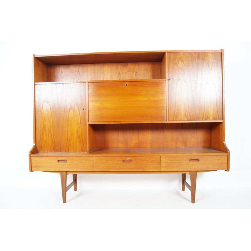 Vintage teak cabinet from Lefèvre Omer Meubelfabriek, 1960s