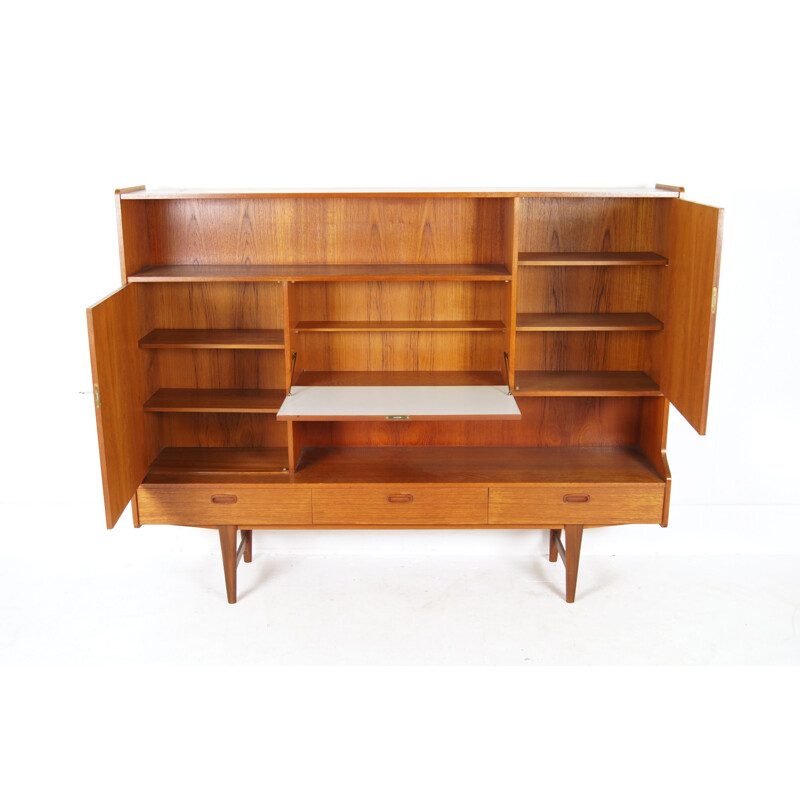 Vintage teak cabinet from Lefèvre Omer Meubelfabriek, 1960s