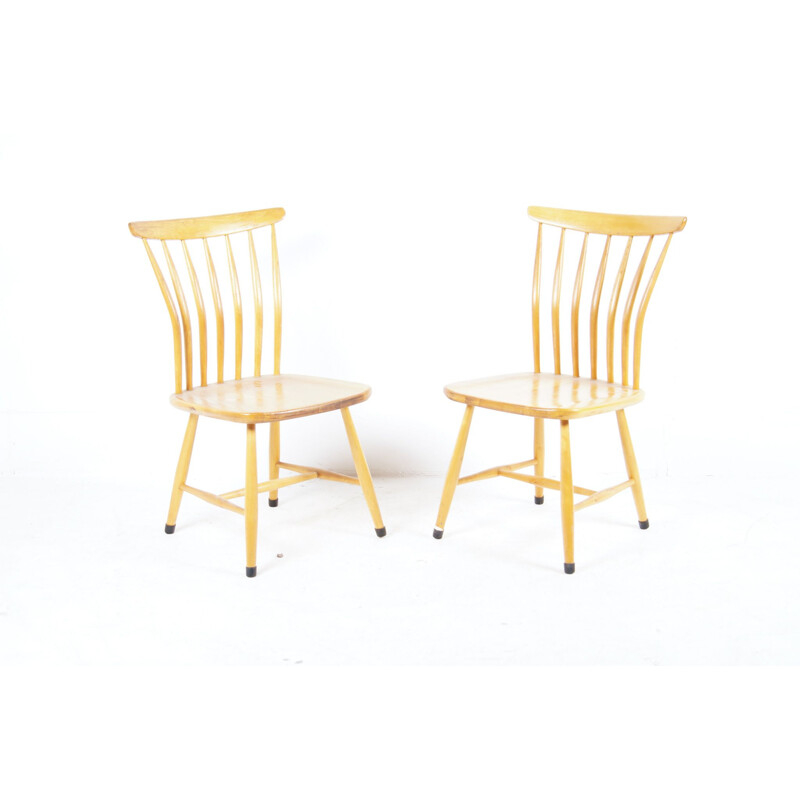 Set of 2 vintage SZ03 dining Chairs by Bengt Akerblom & Gunnar Eklof for Akerblom, 1950s