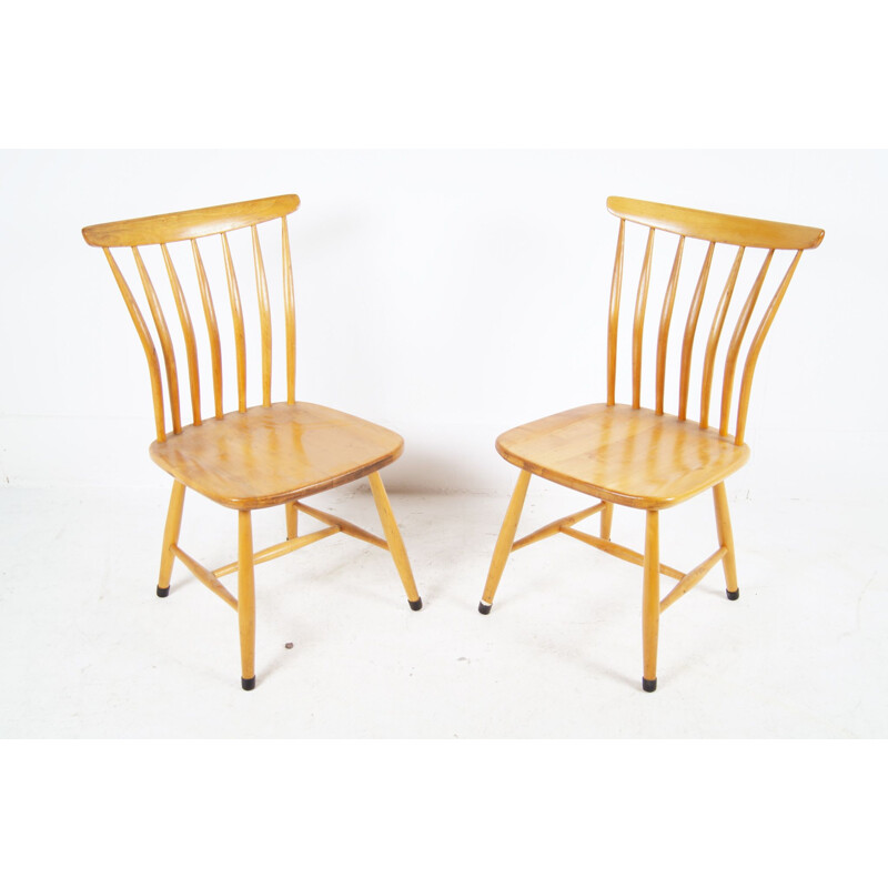 Set of 2 vintage SZ03 dining Chairs by Bengt Akerblom & Gunnar Eklof for Akerblom, 1950s