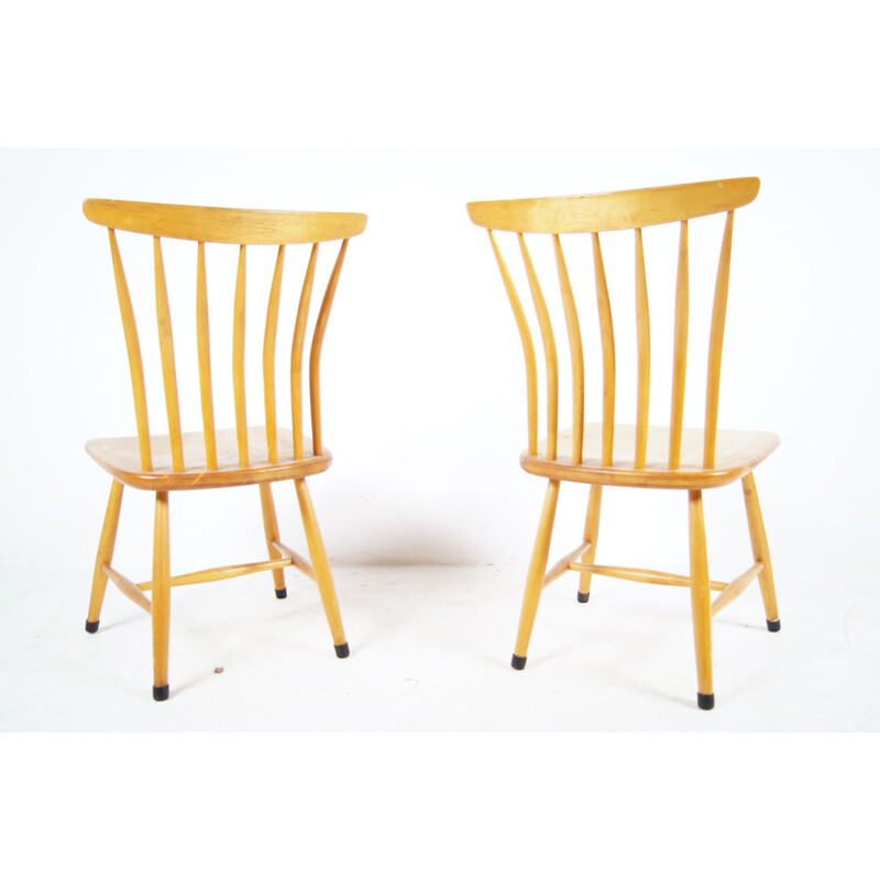 Set of 2 vintage SZ03 dining Chairs by Bengt Akerblom & Gunnar Eklof for Akerblom, 1950s