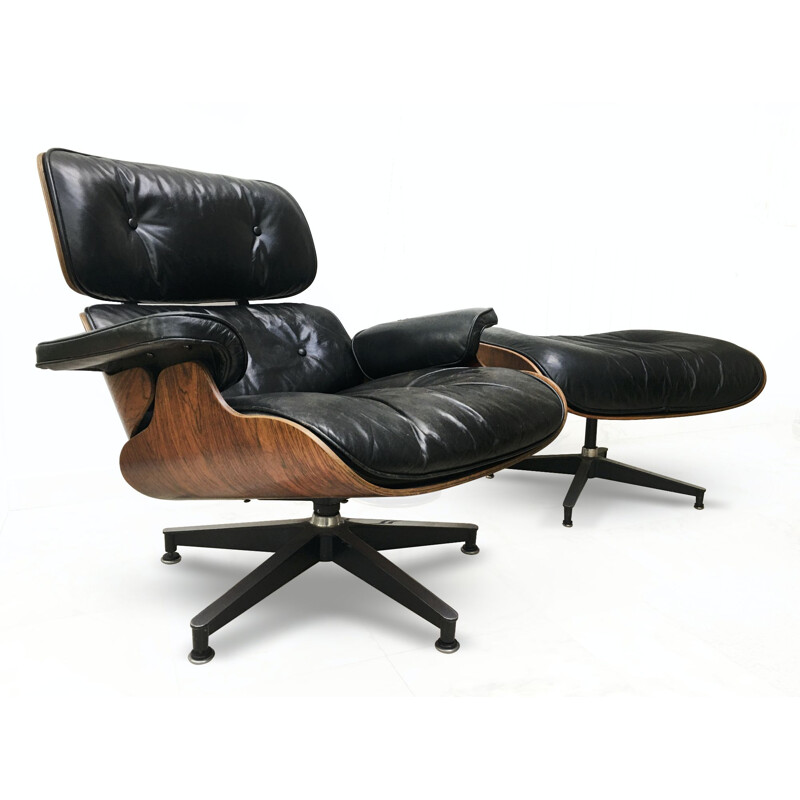 Vintage lounge chair 670-671 Ray & Charles Eames 1970
