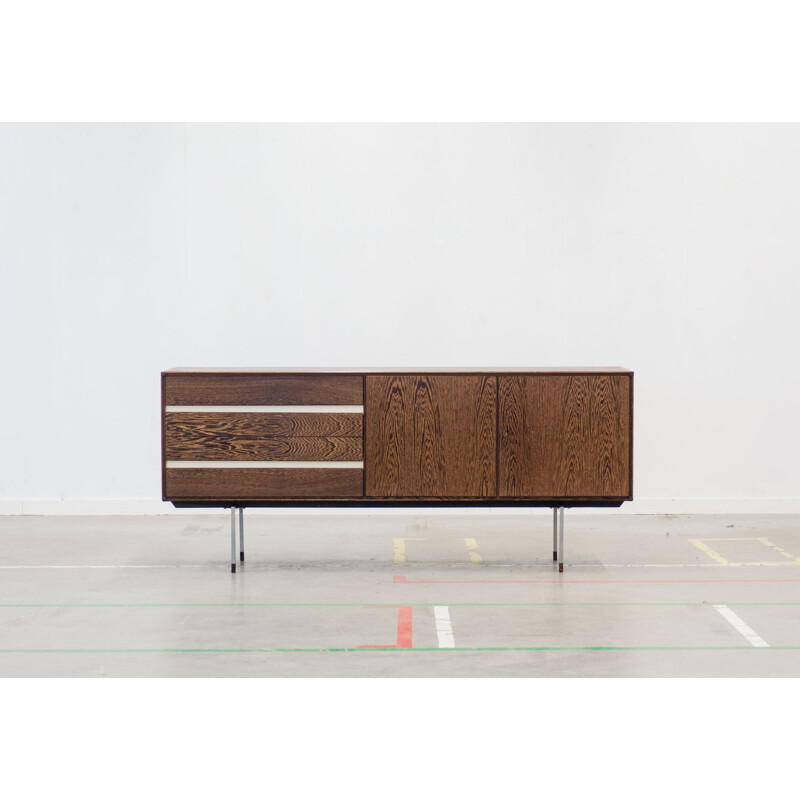 Vintage Tijsseling Nijkerk wengé sideboard 1960