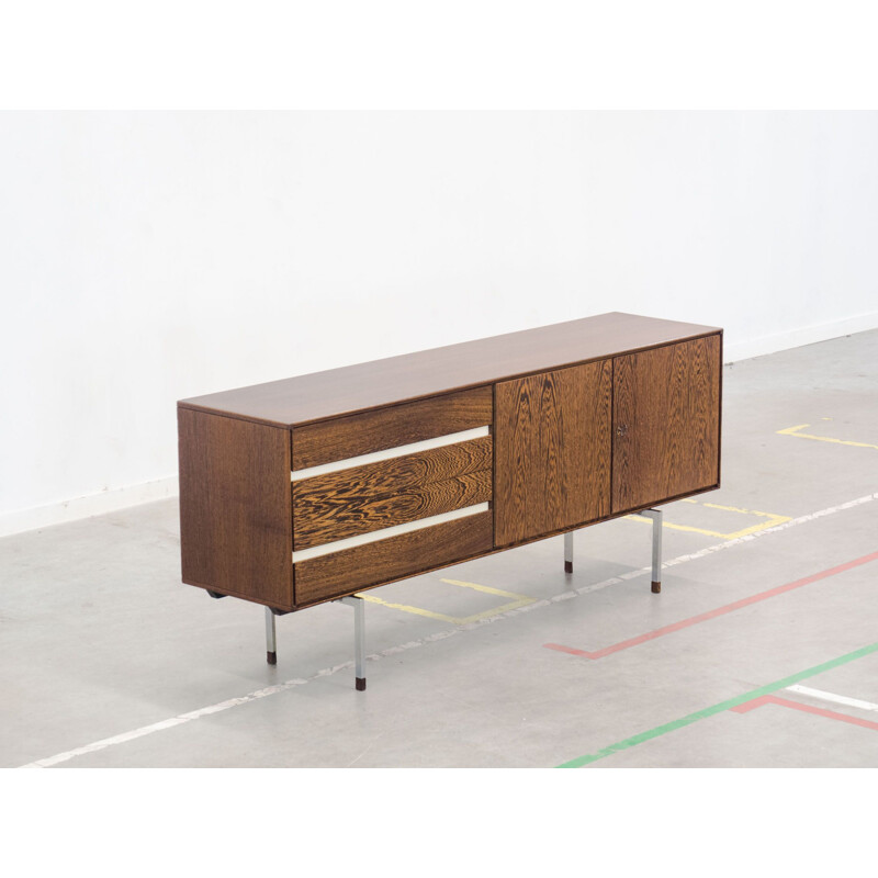 Vintage Tijsseling Nijkerk wengé sideboard 1960