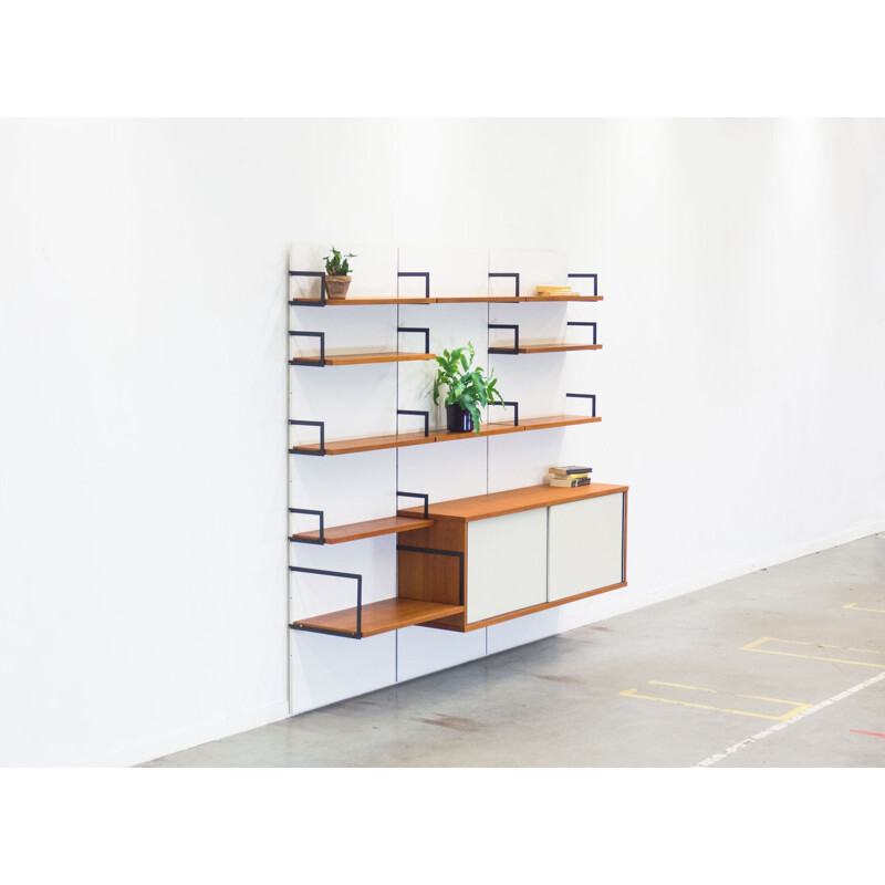 Vintage Pastoe japanese series wall unit by Cees Braakman 1950