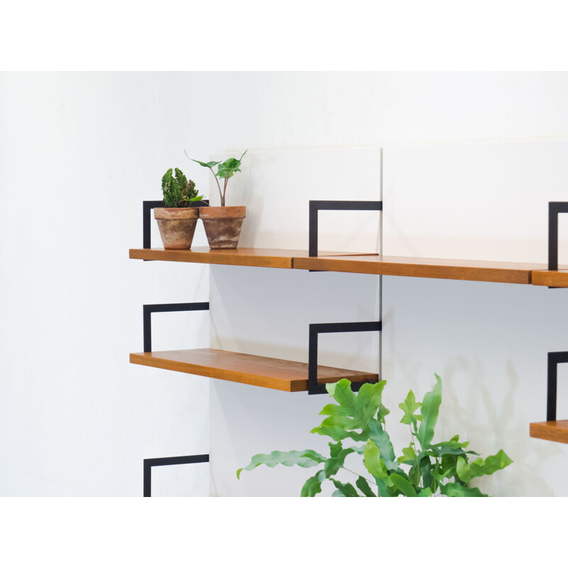 Vintage Pastoe japanese series wall unit by Cees Braakman 1950