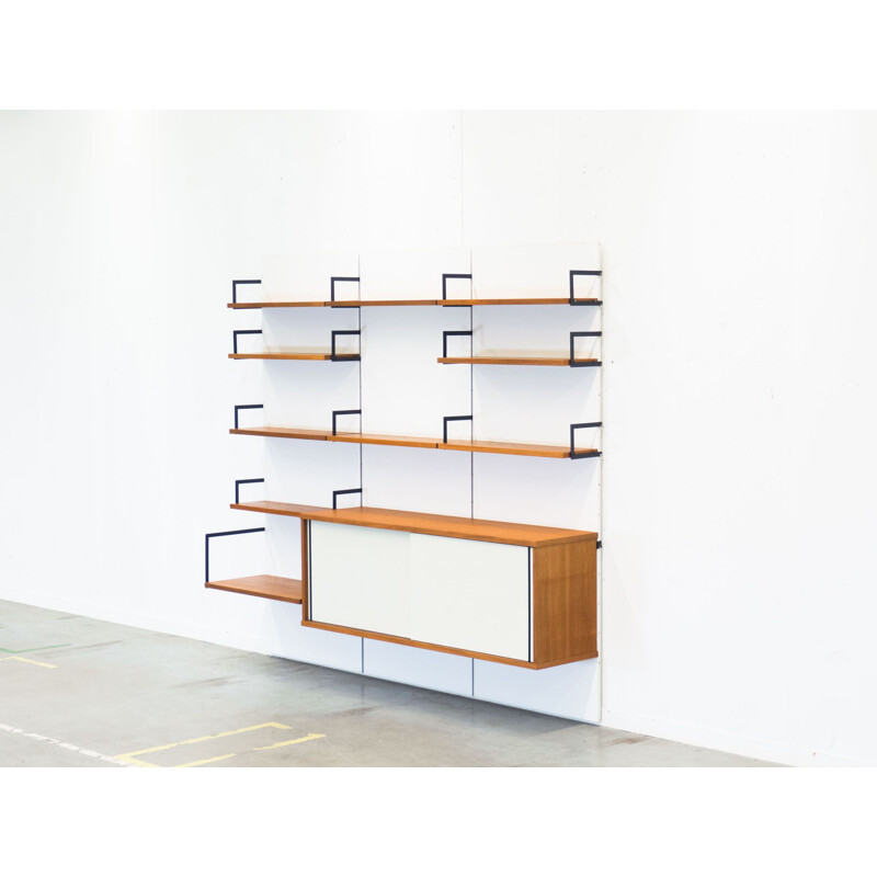 Vintage Pastoe japanese series wall unit by Cees Braakman 1950