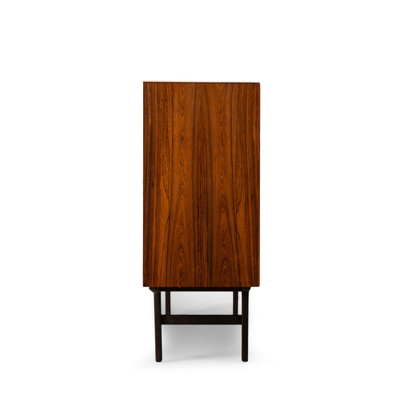 Vintage danish rosewood high sideboard by Børge Seindal for P. Westergaard Møbelfabrik, 1960