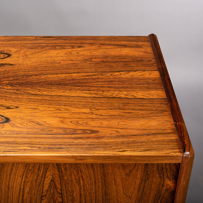 Vintage danish rosewood high sideboard by Børge Seindal for P. Westergaard Møbelfabrik, 1960