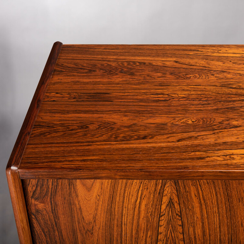 Vintage danish rosewood high sideboard by Børge Seindal for P. Westergaard Møbelfabrik, 1960