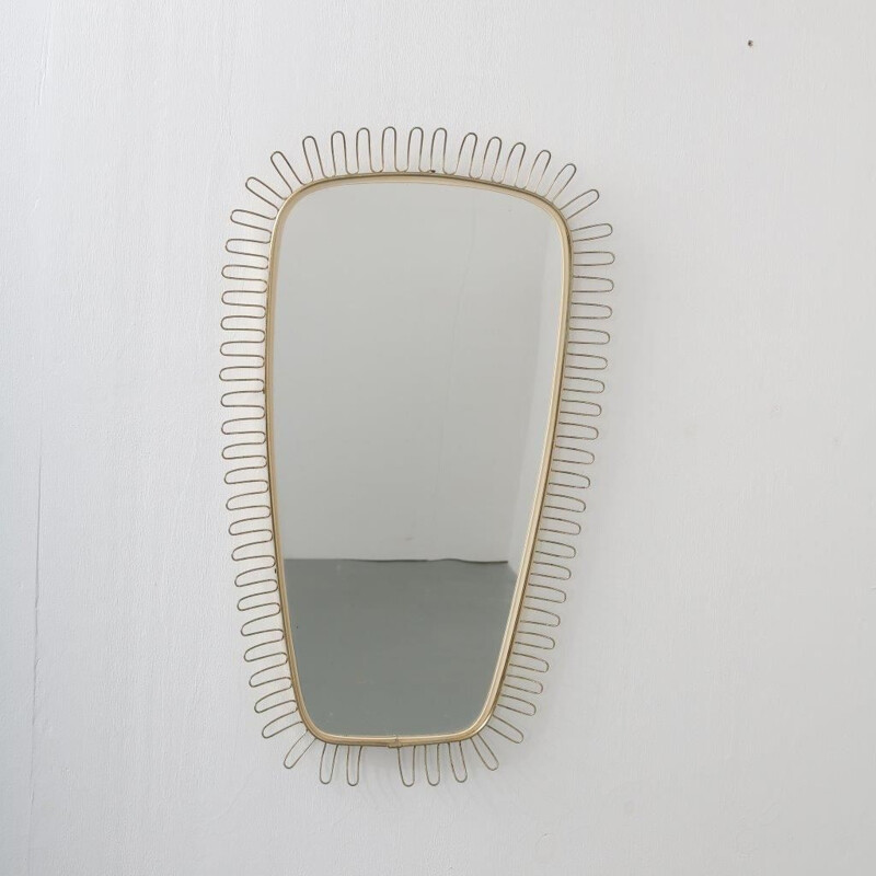 Vintage Swedish mirror 1950