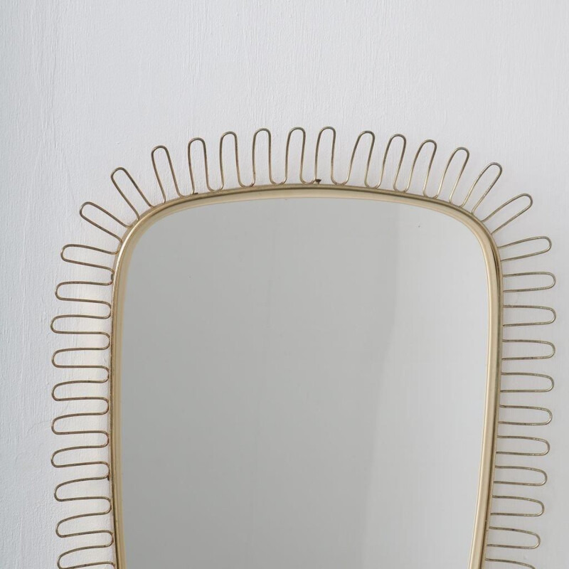 Miroir suédois vintage 1950