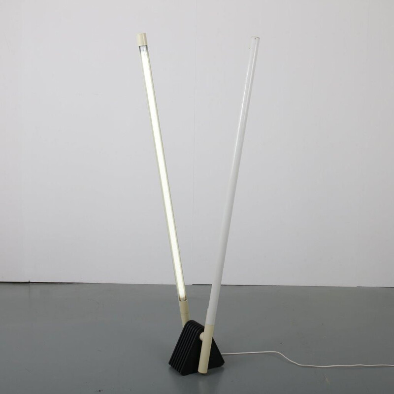 Vintage "Sistema Flu" floor lamp, Rodolfo Bonetto 1980