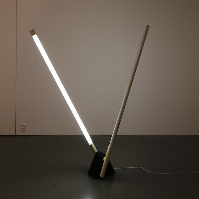 Vintage "Sistema Flu" floor lamp, Rodolfo Bonetto 1980