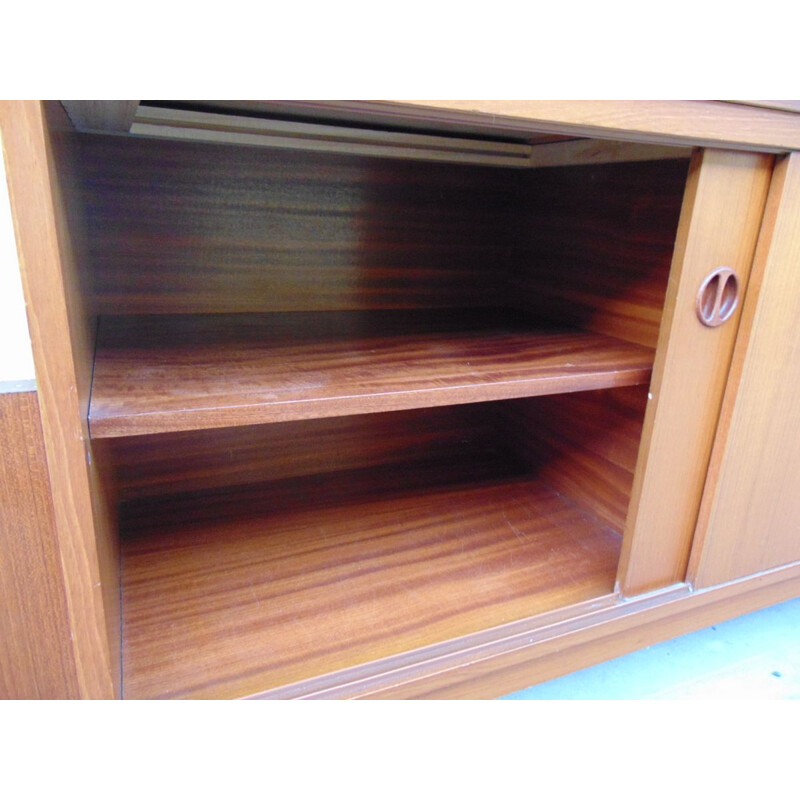 Wooden vintage sideboard in teak, 1960s