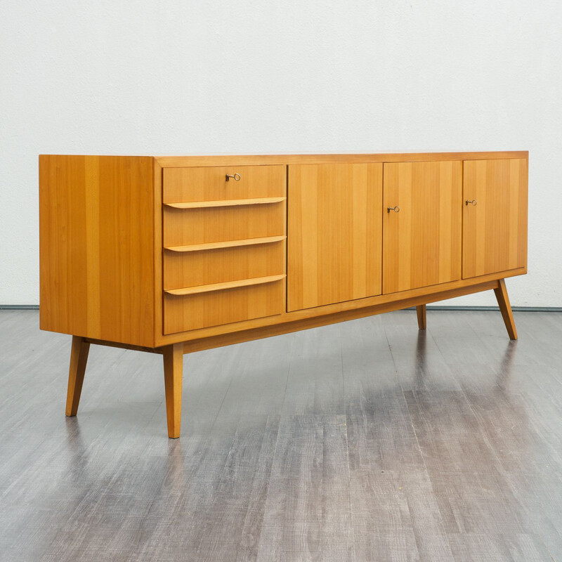 Large vintage sideboard in ashwood, 1950s