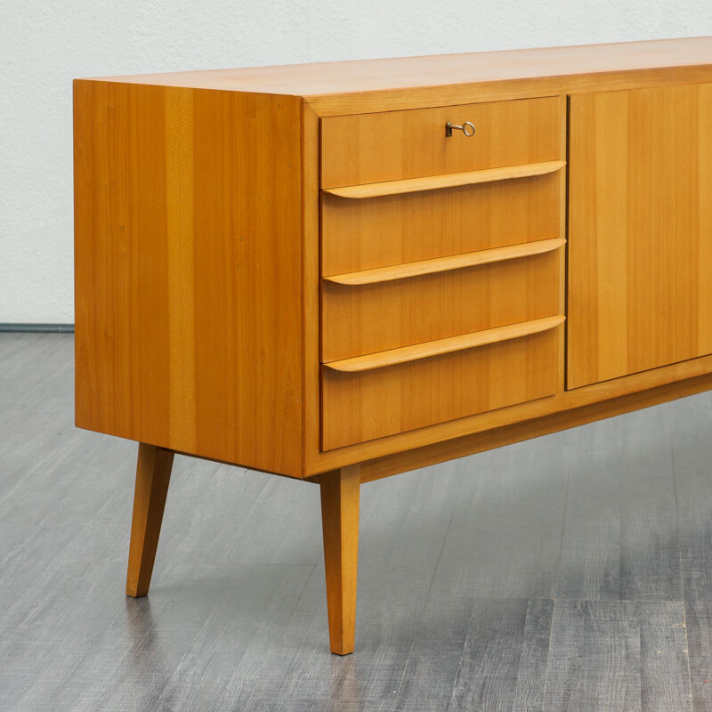 Large vintage sideboard in ashwood, 1950s