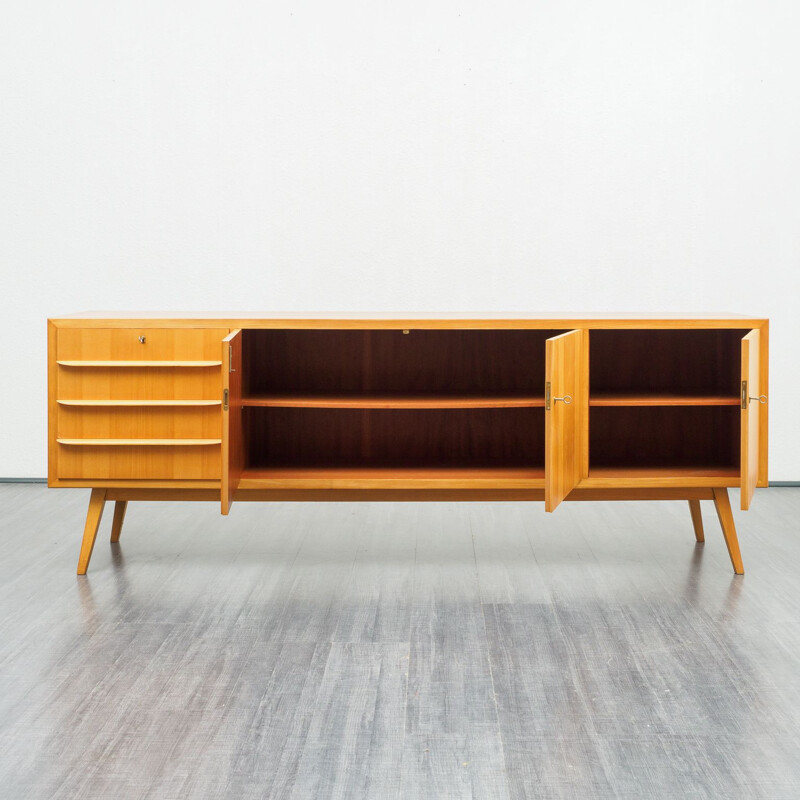 Large vintage sideboard in ashwood, 1950s