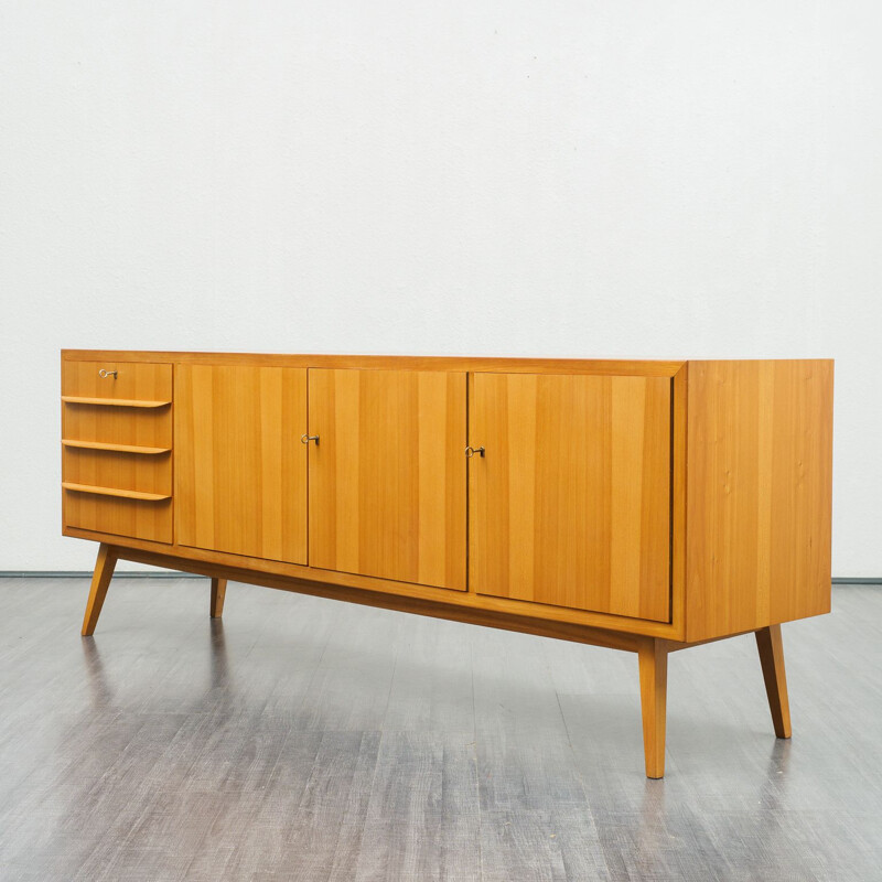 Large vintage sideboard in ashwood, 1950s