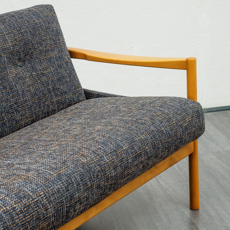 Grey vintage sofa, 1960s