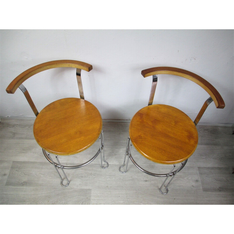 Paire de chaises vintage, Italie, 1970