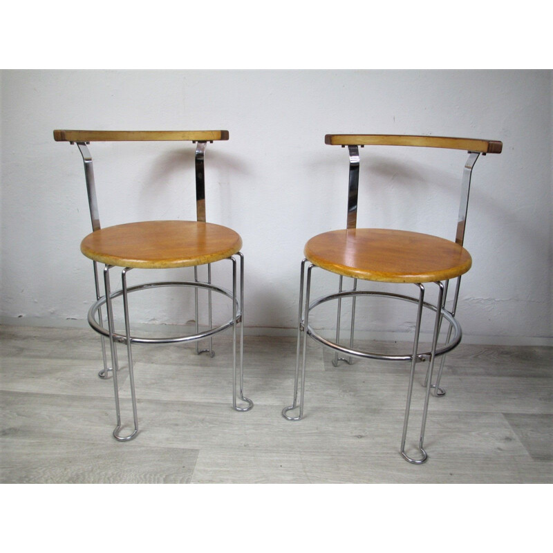 Pair of vintage chairs, Italy, 1970s