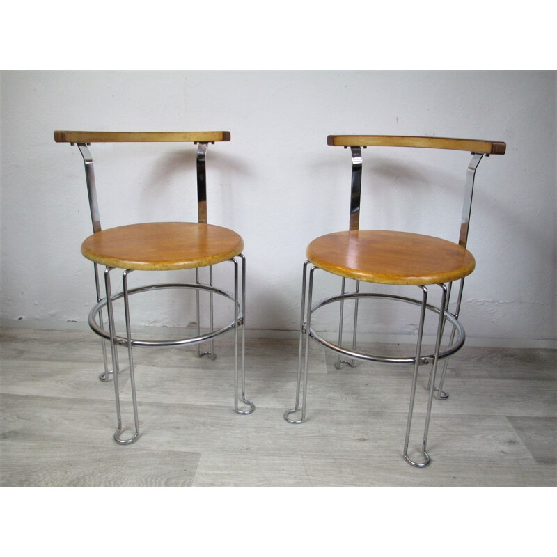 Paire de chaises vintage, Italie, 1970