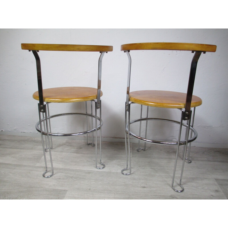Pair of vintage chairs, Italy, 1970s