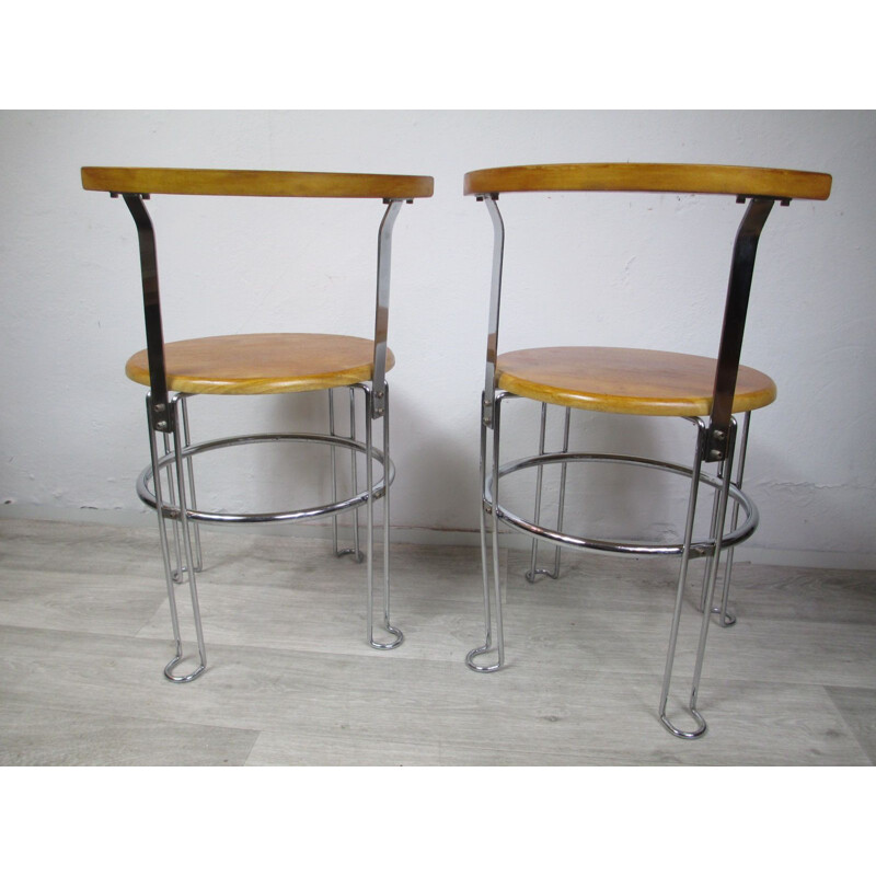 Paire de chaises vintage, Italie, 1970