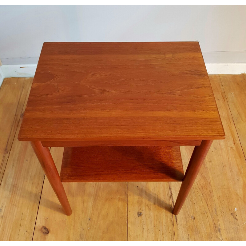 Table de chevet vintage scandinave par Borge Morgensen pour Soborg Mobler, 1960