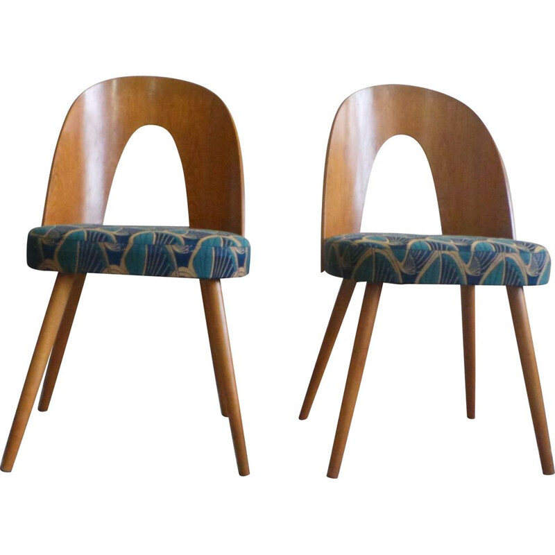 Set of 4 vintage dining chairs by Antonin Suman, 1960s