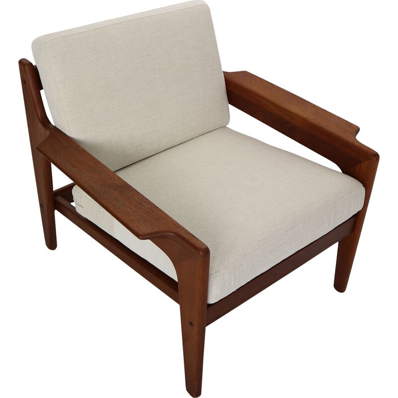 Vintage teak armchair by Arne Wahl Iversen for Komfort, Denmark, 1960s