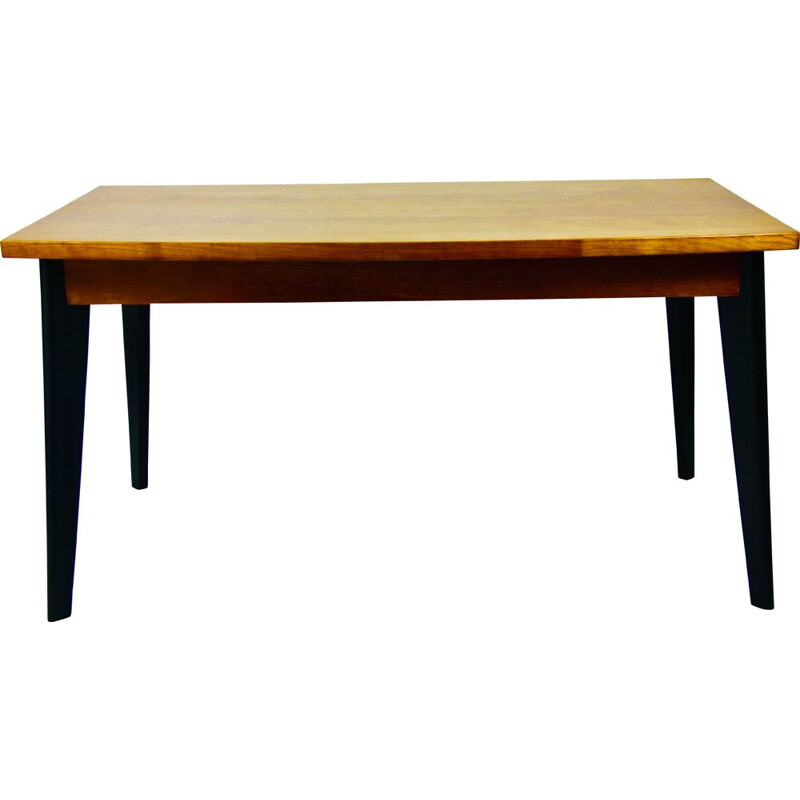 Vintage beech dining table, 1950s